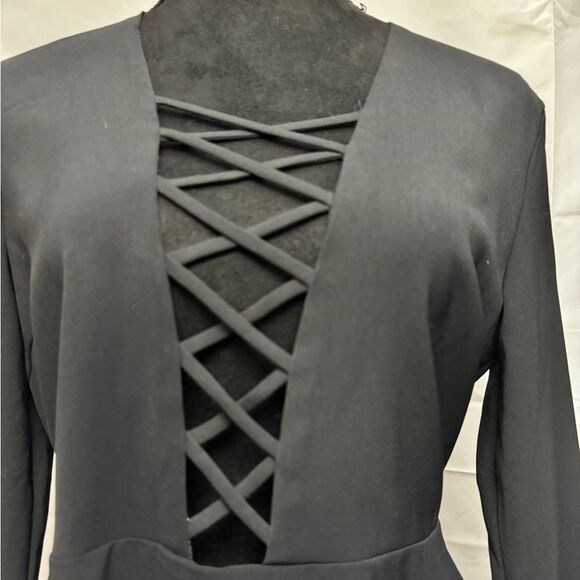 💎 DO+BE Bell Sleeve Blouse Black - Picture 4 of 11